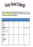 Fitness Challenge sheet