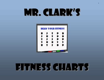 Preview of Fitness Charts Bundled
