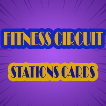 Preview of Fitness Circuit Station cards