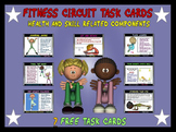 Fitness Circuit Task Cards- 7 Free Cards