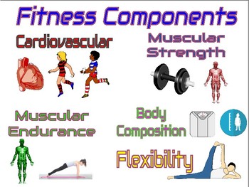 Fitness Components Poster by RelevantPE