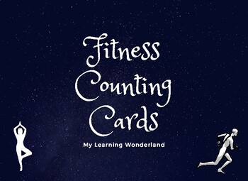 Preview of Fitness Counting Activity Cards