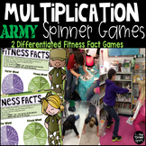 Fitness Facts Multiplication Spinner Games