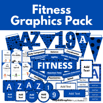 Preview of Fitness Graphics Pack