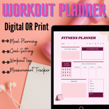 Preview of Fitness Planner