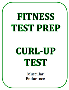 Preview of Fitness Test Training Cards: Curl-Up Test