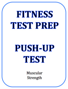 Preview of Fitness Test Training Cards: Push-Up Test