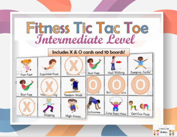Preview of Fitness Tic Tac Toe (Intermediate Level)