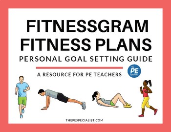 Preview of Fitnessgram Goal Setting Guide and Scorecard Worksheet