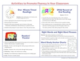 Five Activities to Promote Fluency