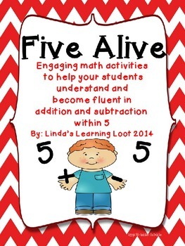 Preview of Addition Fluency: Five Alive