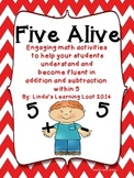 Addition Fluency: Five Alive