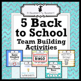 Five Back to School Team Building Activities - Perfect for