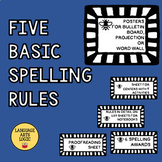 Five Basic Spelling Rules Posters + Resources