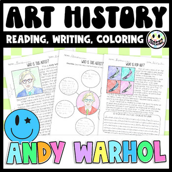 Andy Warhol Art History Lessons by Happy Educating | TPT