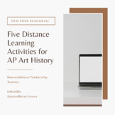 Five Distance Learning Activities for AP Art History
