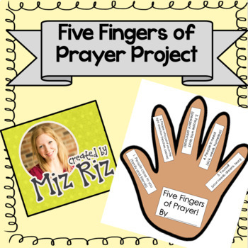 Preview of Five Fingers of Prayer Craft