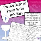 Five Forms of Prayer in the Holy Mass