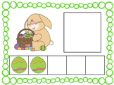 Five Frame Number Match 0-5 Math Center - Easter Themes