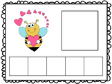 Five Frame Number Match 0-5 Math Center - Valentine's Day Themes