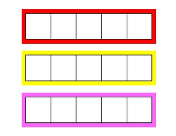 Five Frame and Ten Frame Fun by Loving Primary Life | TpT