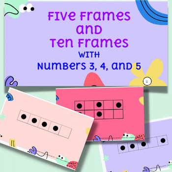 Preview of Five Frame and Ten Frame Number Talks - Numbers 3, 4, and 5