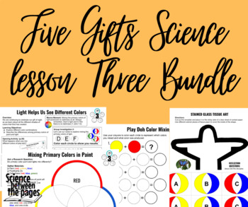 Preview of Five Gifts Lesson 3 Activity Bundle