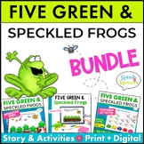 Five Green and Speckled Frogs Spring Speech and Language T