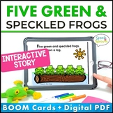 Five Green and Speckled Frogs Nursery Rhyme Interactive PD