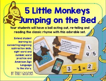 Preview of Five LIttle Monkeys Cross-Curricular Kit