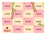 Five-Letter "Magic E" Snakes and Ladders Game