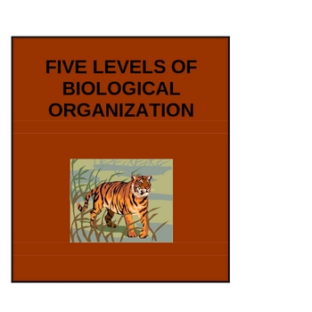 Preview of Five Levels of Biological Organization