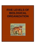 Five Levels of Biological Organization