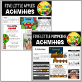 Five Little Apples/Five Little Pumpkins Activities
