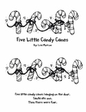 Five Little Candy Canes Emergent Reader