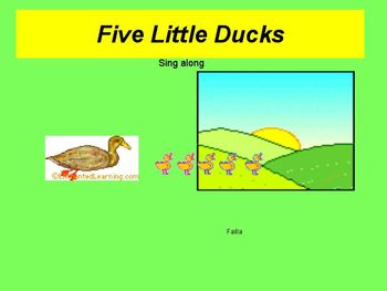 Preview of Five Little Ducks