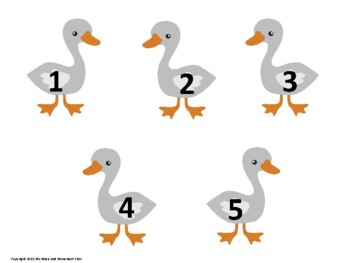 Five Little Ducks Number Song, Counting Song, Math Song, Finger Puppets ...