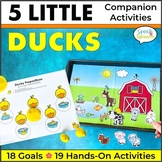 5 Little Ducks Companion Farm Day Animals Spring Speech an