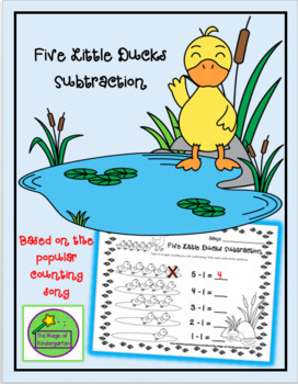 Preview of Five Little Ducks Subtraction (worksheet)