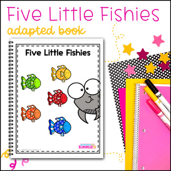 Preview of Ocean Animals Special Education Adapted Book Fish Adaptive Circle Time Song
