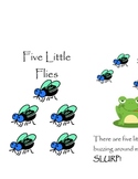 Five Little Flies - Emergent Reader