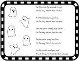 Five Little Ghosts: A poem with printable puppets and book