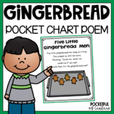 Five Little Gingerbread Men Pocket Chart Poem