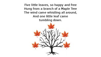 Preview of Five Little Leaves