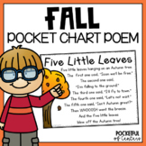 Five Little Leaves Pocket Chart Poem