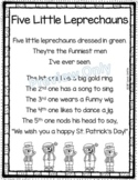 Five Little Leprechauns - St. Patrick's Day Poem for Kids