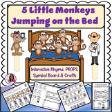 Five Little Monkeys Jumping On The Bed Emergent Reader, PR