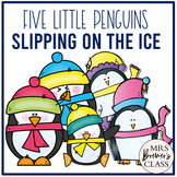 Five Little Penguins Slipping on the Ice | Book Study Acti