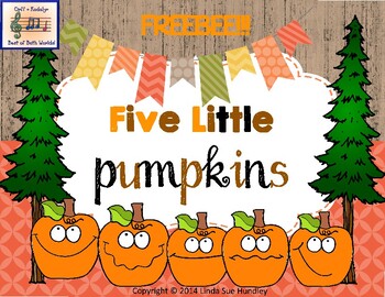 Preview of Five Little Pumpkins