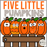 Five Little Pumpkins | Book Study Activities, Interactive Booklet, Craftivity